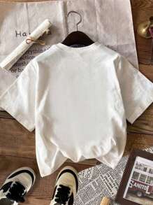 墨西哥度假派对节日图案休闲圆领女式短袖T恤