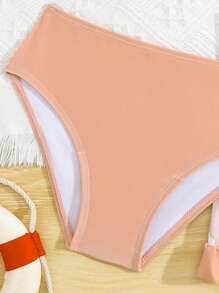 Young Girls Printed Swimsuit Set Young Girl Summer Outfits Young Girls Sets Cute Summer Sets For Girls Kids Swimsuits Two Pieces Girl Swimwear Set - Multicolor - View 4