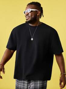 EASEVO Áo thun tay ngắn họa tiết rồng Trung Hoa ngộ nghĩnh cỡ lớn dành cho nam, thích hợp đi chơi, mùa hè, phong cách Emo - màu đen - Xem 5