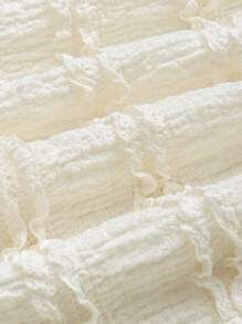 Tween Girls Casual Elastic Waist Layered Hem Skirt, Summer