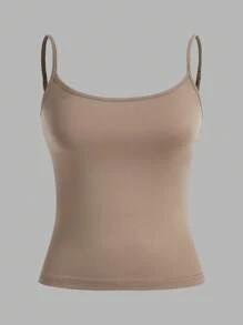 SHEIN EZwear 3 件套女士吊带背心短款上衣，性感修身，适合夏季