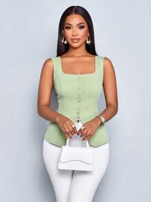 SOLERSUN 女人夏季音乐会狂欢节假期商务休闲海滩度假办公室老钱风格女性波西米亚风格朴素衬衫