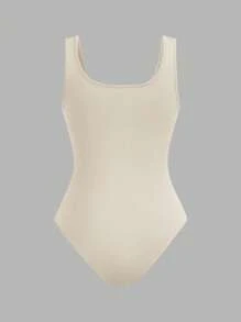 SHEIN EZwear Set de 4 piezas de body ajustado de mujer de varios colores, adecuado para usar de manera casual en verano