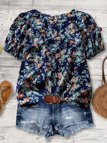 EMERY ROSE Plus Size Blouses - Multicolor - Ver 2