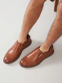 SHUZIA 男士百搭时尚正装牛津鞋经典乐福鞋休闲鞋