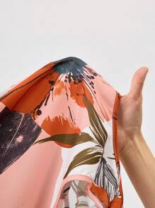 Miaspire 女式热带花卉印花休闲长款夏季连衣裙