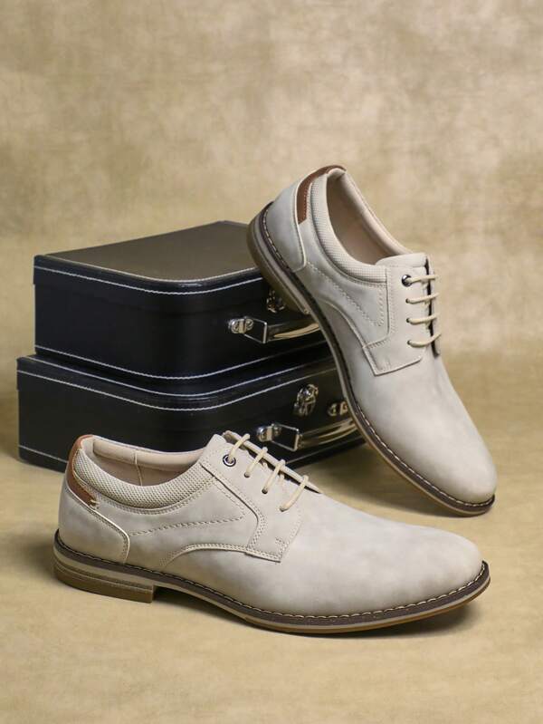 SHUZIA Herren klassische Business Oxford Hochzeits-Party Bankett festliche Büro Schnürschuhe