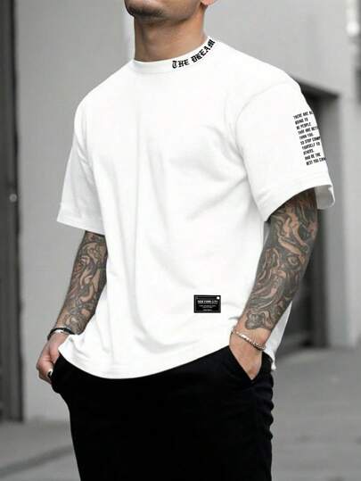 Manfinity LEGND 大码男士短袖T恤，时尚适合夏季