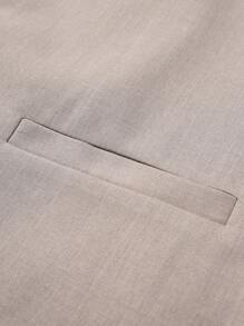 Manfinity Mode Men's Single-Breasted Business Casual Vest (Shirt And Tie Not Included) Dress For Men Dress Shirt With Vest For Men Classy For Men Fashion