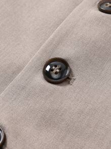 Manfinity Mode Men's Single-Breasted Business Casual Vest (Shirt And Tie Not Included) Dress For Men Dress Shirt With Vest For Men Classy For Men Fashion