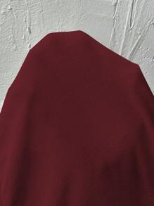 SHEIN LUNE Blouse élégante pour printemps/été avec encolure échancrée minimaliste, convenant pour le trajet domicile-travail