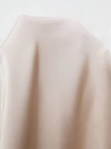 MaterniWear Maternity Solid Color Scoop Neck Fashionable & Elegant Camisole Maternity Clothes Summer - Champagne - View 9