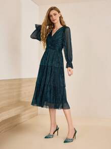 MOTF PREMIUM 高跟镂空装饰扣一脚蹬鞋 - 橄欖綠 - 查看 10