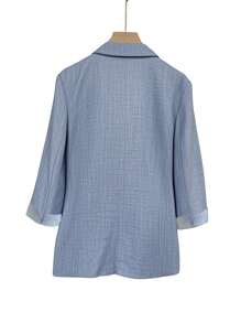 Franclia Women Suit Shorts Set, Lightweight High-Quality Professional Casual Blazer