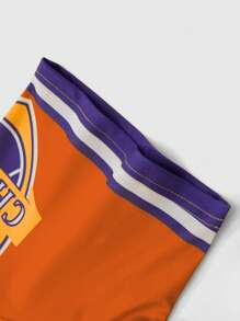 Manfinity Homme Men's Printed Short Sleeve T-Shirt And Shorts 2 Pieces Set - Multicolor - View 5