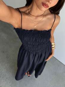 Aloruh 女式休闲束腰连衣裙，夏季