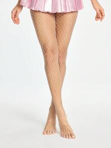ROMWE Kawaii 3pcs White High Elasticity Women Pantyhose/Tights/Leggings - White - View 1