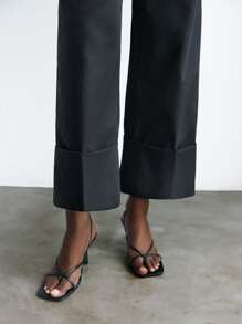 Maija 女式纯色简约休闲裤