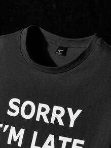 NEON BLANC Men Cotton Slogan Graphic T-Shirt, Summer, Streetwear Ready