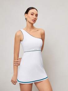 Activina Women's Sleeveless Casual Fitness Sports Dress - Green - View 6