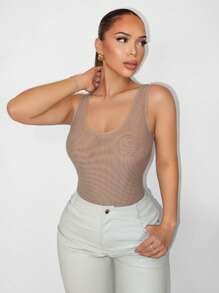 Sirith 女士夏季网眼透视性感露背紧身衣