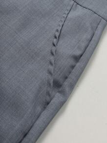 Manfinity Mode Plus Size Men's Long Sleeve Suit Set