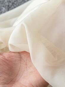 DreamSkyne Romantic Date  Plus Size Women Delicate Outing Sensual Ruffle Hem Atmosphere Shorts - Apricot - View 6