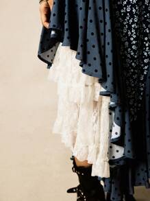 Easelle Đầm bodycon hở lưng hở lưng gợi cảm ren chắp vá cho kỳ nghỉ dành cho nữ - Nhiều màu - Xem 5