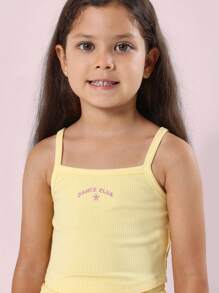 SUMWON Conjunto de entrenamiento de correa de tanque y pantalones cortos elásticos de verano para práctica de baile y entrenamiento atlético, colección de clubes de baile para niñas