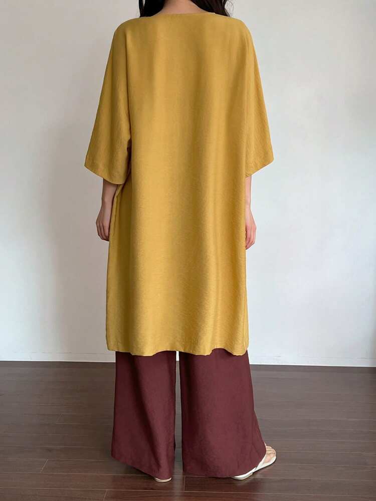 Luźny i swobodny zestaw z sukienką i spodniami w stylu wakacyjnym, damski strój domowy, piżama