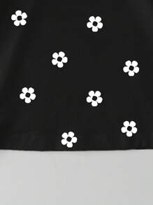 SHEIN Happikins Baby Girl Casual Simple Short Sleeve Round Neck Blouse, Suitable For Summer - Multicolor - View 6