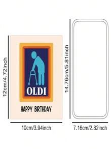 4pcs/Pack Label Botol Anggur Ulang Tahun Lucu untuk Pria dan Kakek, Stiker Anggur Ulang Tahun Jorok untuk Ayah dan Kakek - MultiWarna - View 7