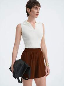 Aalyst Women's Summer Casual Solid Color Shorts