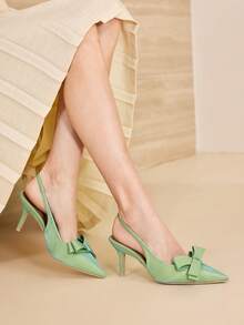 PREMIUM TACONES ALTOS DE PUNTA FINA - Verde - Ver 7