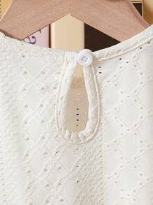 SHEIN 2pcs/Set Baby Girl 0-3 Years Holiday & Casual Loose Tank Top And Wide Leg Pants Set, Spring/Summer