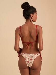 Travachic Women's Sexy Palm Tree Print Bikini Swimsuit Set, Summer Beach, Country Concert Outfit, American Flag Bikini,Vacation Outfits Woman, Beach Outfits For Woman, Holiday Outfits,High Waisted Bikini, High Waisteo Bathing Suit, Thong Bikini Set,Beach Outfits For Woman, Vacation Outfits Woman,Bikini Set, Christmas , New Year, Thanksgiving Outfits