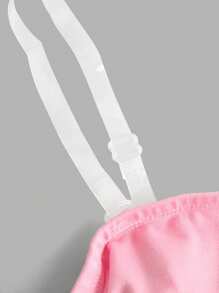 SHEIN Girlism Set di 3 pezzi di top estivi a camicia con volant, colori nero, bianco e rosa, adatti per ragazze pre-adolescenti