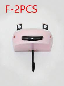 SHEIN 1 pieza/2 piezas Soporte de pared sin perforación con forma de faro de automóvil abierto para llaves, decoración de pared, regalo de cumpleaños - Llavero con forma de faro de automóvil abierto, Llavero, Llavero de automóvil antiguo montado en la pared