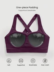 GLOWMODE FeatherFit™-Air Winning Streak 速干 Peekaboo 交叉肩带 Peekaboo 内置罩杯 芭蕾风格褶皱网眼连衣裙，防滑手柄 低冲击网球 高尔夫 匹克球 日常穿着 - 櫻桃可樂 - 查看 6