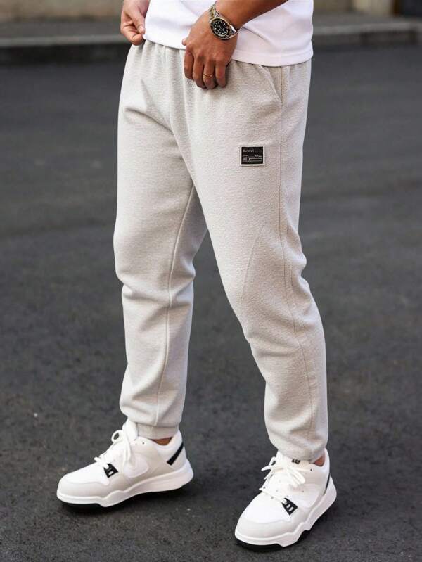 RueChic Pantaloni de sport obișnuiți în dungi pentru bărbați
