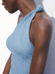 Maija 2025 Herbst/Winter Neue asymmetrische geschnittene asymmetrische verdrehte Strick-Asymmetrischer Ausschnitt Top für Frauen, modern elegant urbaner romantischer raffinierter Y2K Country Music Festival Vintage Koreanischer Flughafen Reise Straßen-Stil Hochzeitsgast Geburtstag Halloween Business Lässig Büro Date Party Ausflug Schule Herbst/Winter