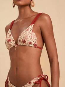 Travachic Women's Sexy Palm Tree Print Bikini Swimsuit Set, Summer Beach, Country Concert Outfit, American Flag Bikini,Vacation Outfits Woman, Beach Outfits For Woman, Holiday Outfits,High Waisted Bikini, High Waisteo Bathing Suit, Thong Bikini Set,Beach Outfits For Woman, Vacation Outfits Woman,Bikini Set, Christmas , New Year, Thanksgiving Outfits