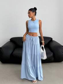 SHEIN EZwear Women Two Pieces Outfits For Daily Wear