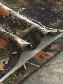 AXEPEAK 男士宽松梭织数码印花短裤，适合夏季，适合街头穿着 - 彩色 - 查看 5