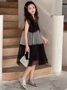 DAZY Vestido informal para preadolescentes, conjunto de ropa de verano para niñas, ropa de vuelta al colegio