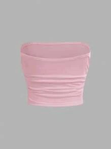 SHEIN Girlism Set di 3 pezzi di top estivi a camicia con volant, colori nero, bianco e rosa, adatti per ragazze pre-adolescenti