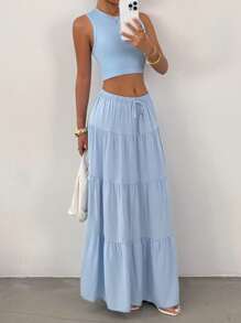 SHEIN EZwear Women Two Pieces Outfits For Daily Wear