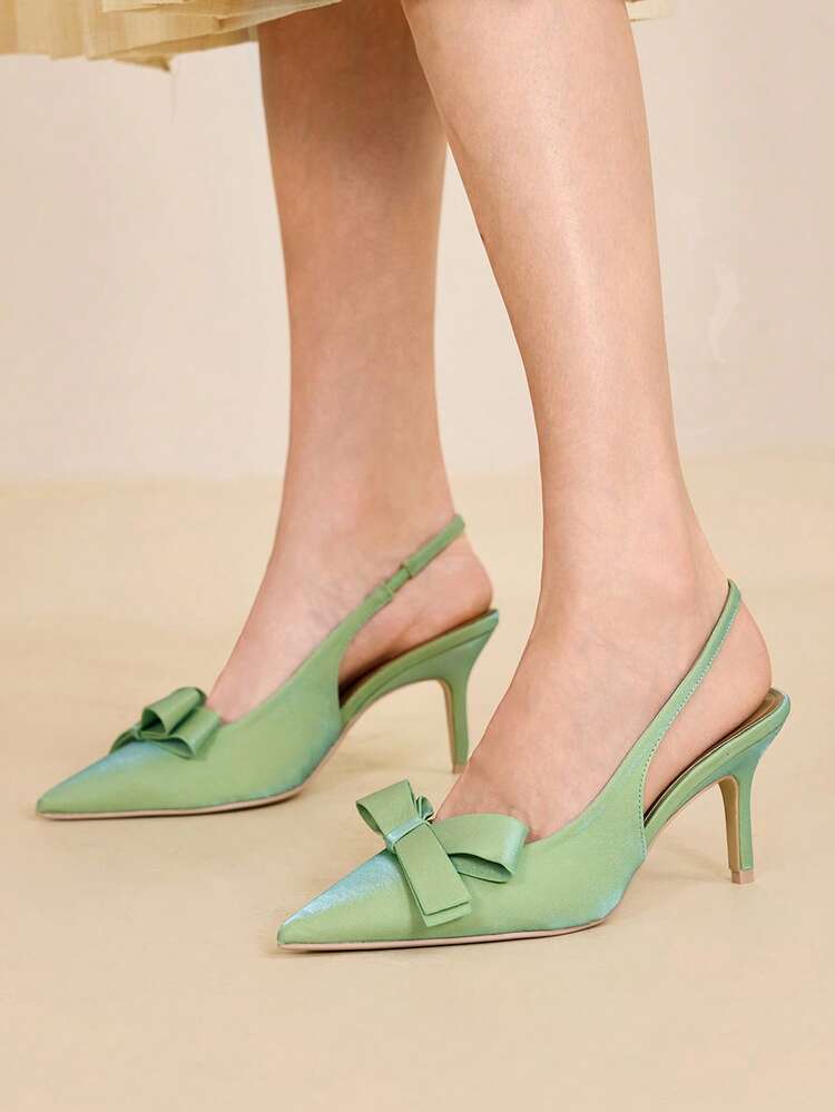 POINTED-TOE STILETTO HEEL HIGH HEELS SPRING SHOES