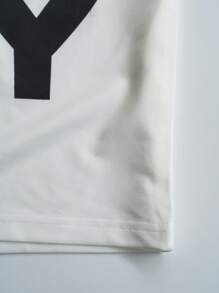 Manfinity EMRG Camiseta de manga corta casual con estampado gráfico de ángel de moda, para verano