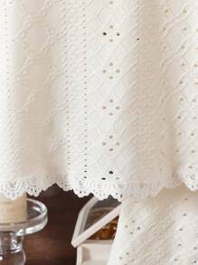 SHEIN 2pcs/Set Baby Girl 0-3 Years Holiday & Casual Loose Tank Top And Wide Leg Pants Set, Spring/Summer